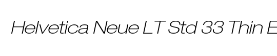 Helvetica Neue LT Std