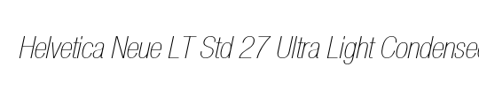 Helvetica Neue LT Std