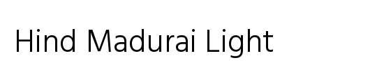 Hind Madurai SemiBold