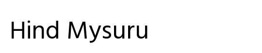 Hind Mysuru SemiBold