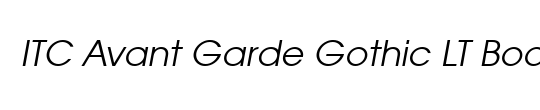 ITC Avant Garde Gothic Std