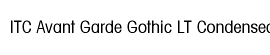 ITC Avant Garde Gothic Std