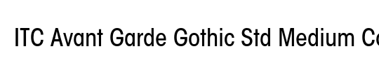 ITC Avant Garde Gothic Std