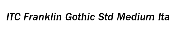 ITC Franklin Gothic Std