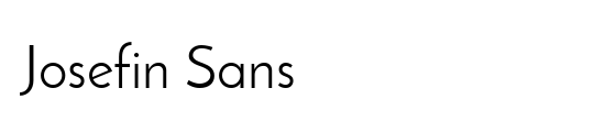 Josefin Sans