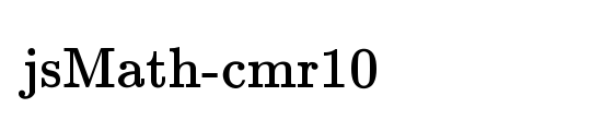 jsMath-cmr10