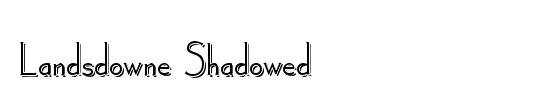 Shadowed Serif