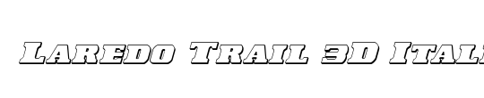 Laredo Trail Condensed Italic