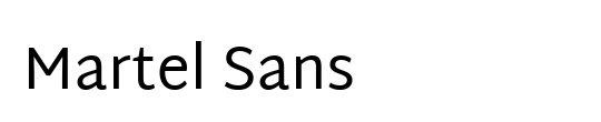 Martel Sans Black