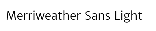 Merriweather Sans ExtraBold