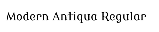 Modern Antiqua