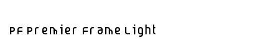 PF Premier Text Light