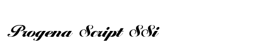 Progena Script SSi