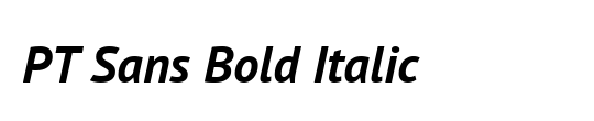 Uni Sans Bold Italic