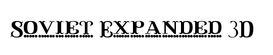 Soviet X-Expanded Italic