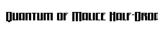 Quantum of Malice Expanded Italic