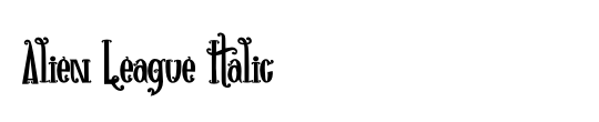 League Gothic Condensed Italic