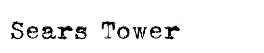Tower Ruins Drop-Case Italic