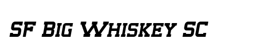 SF Big Whiskey Condensed