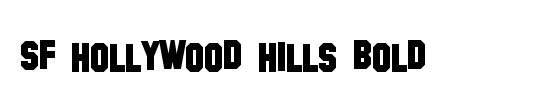 SF Hollywood Hills Condensed