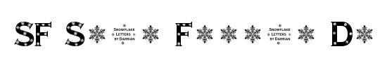 Snowflake Letters