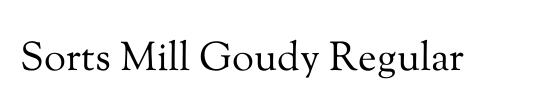 Goudy Sorts MT