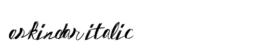 Eskindar Condensed Italic