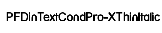 PF Din Text Cond Pro