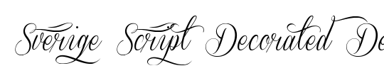 Sverige Script Decorated Demo