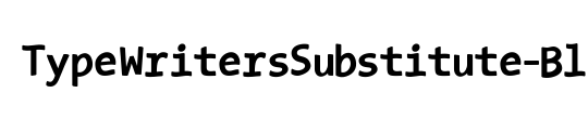 TypeWritersSubstitute