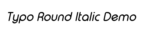 D3 Mouldism Round Italic