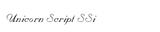 Unicorn Script SSi