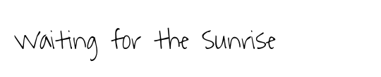 Hello Sunrise Script