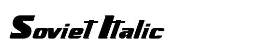 Soviet Expanded Italic