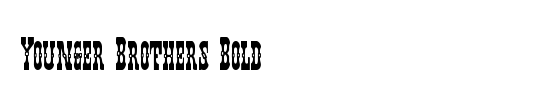 Younger Brothers 3D Italic