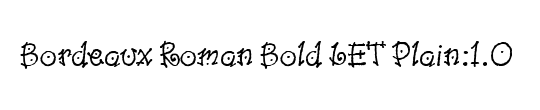 Bordeaux Italic