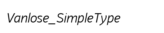 Vanlose_SimpleType