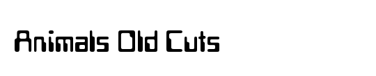 Animals Old Cuts