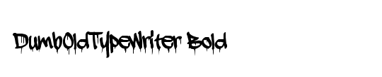 DumbOldTypewriter-AlternateBold