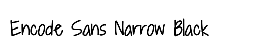 Sans Narrow