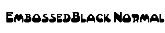 EmbossedBlack