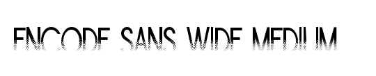 Encode Sans Wide