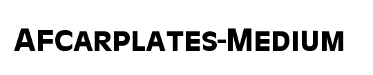 AFCarplates