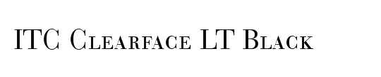 ITC Clearface LT