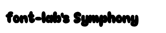 font-lab's Symphony