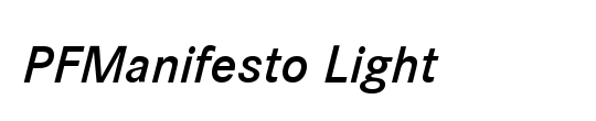 PFManifesto Bold