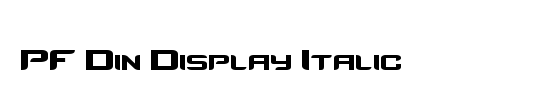 PF Din Display