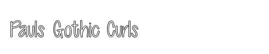 Initials with curls