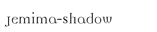 #44 Font Shadow