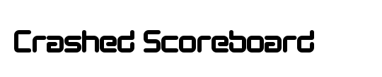 Crashed Scoreboard